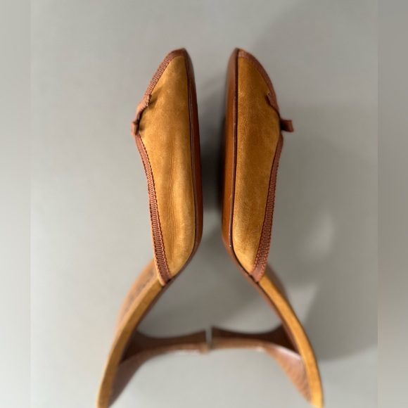 Salvatore Ferragamo Brown Suede Bow Kitten Heel Backless Sandals - Picture 11 of 12